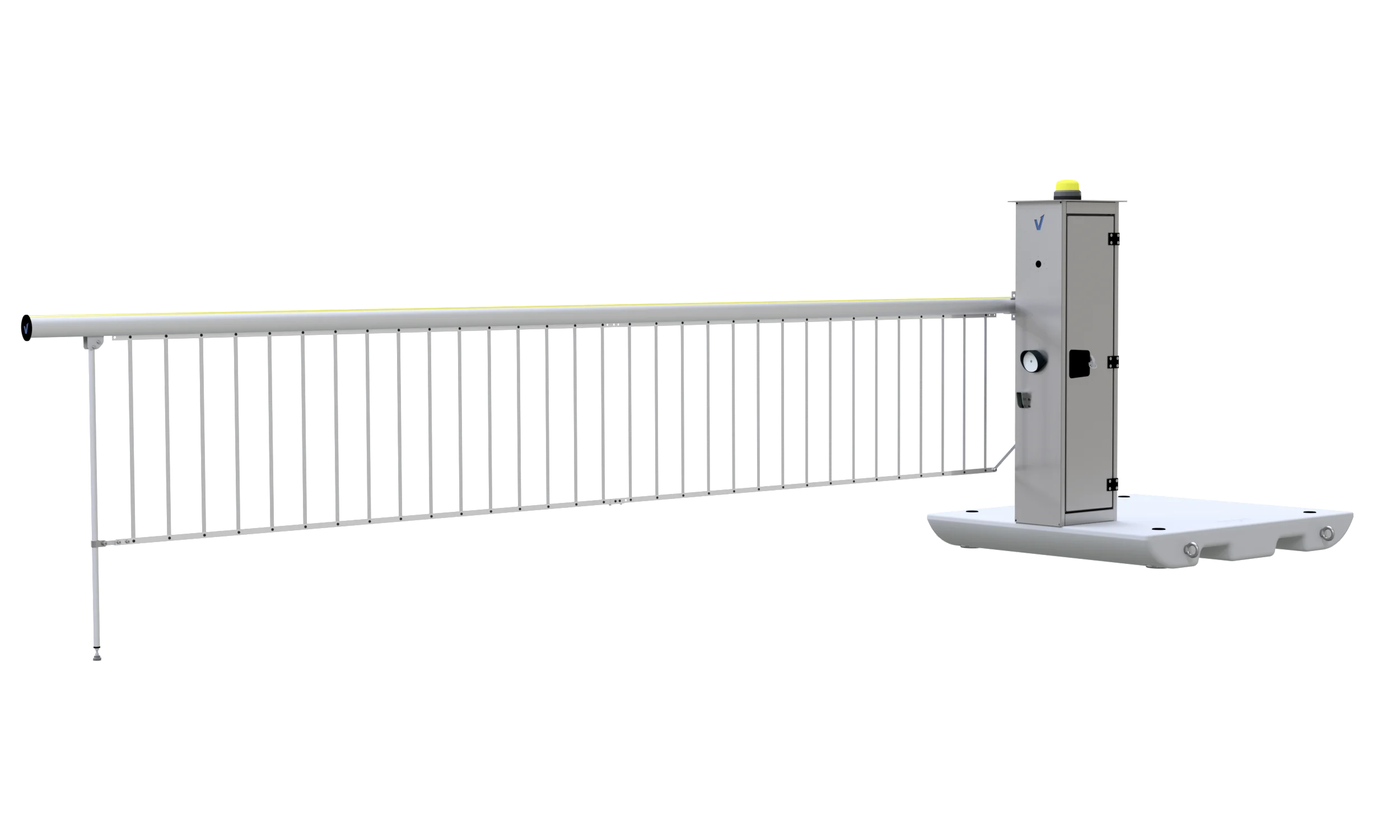 Schranke für die Baustelle
