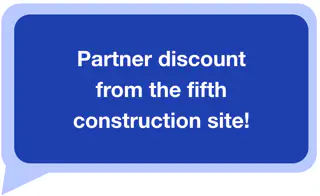 From the fifth construction site onwards, you automatically receive a 15% discount on all software modules.