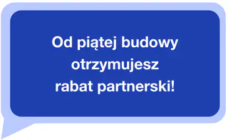 Od piątej budowy otrzymujesz automatycznie 15% zniżki na wszystkie moduły oprogramowania.